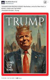 trump as king